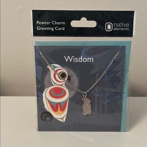 Silver Pewter Charm Necklace